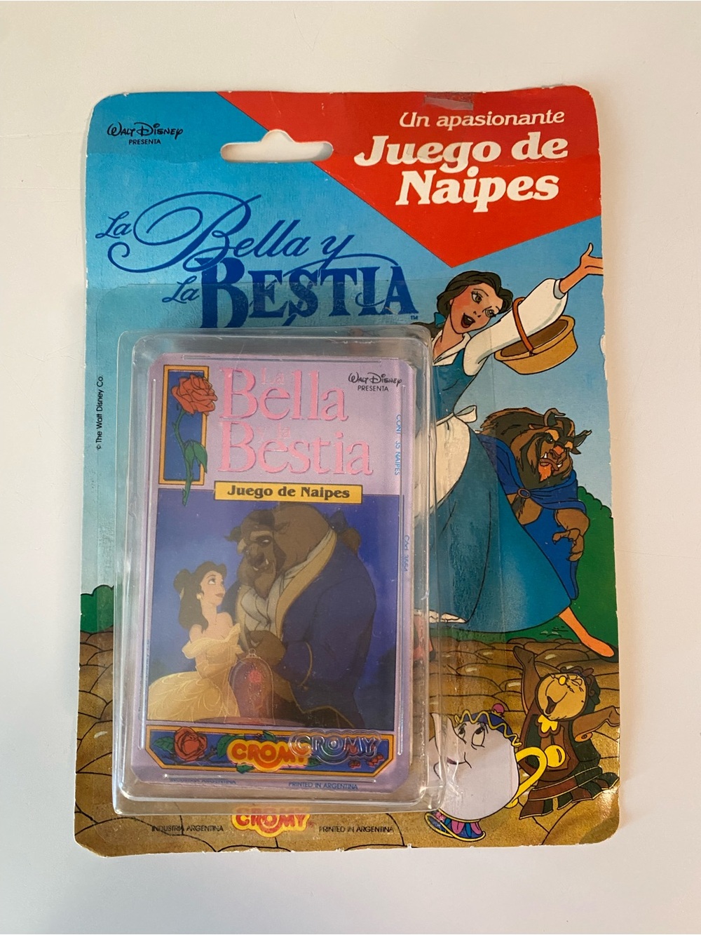 Vintage Disney’s Beauty and the Beast Cards from Argentina